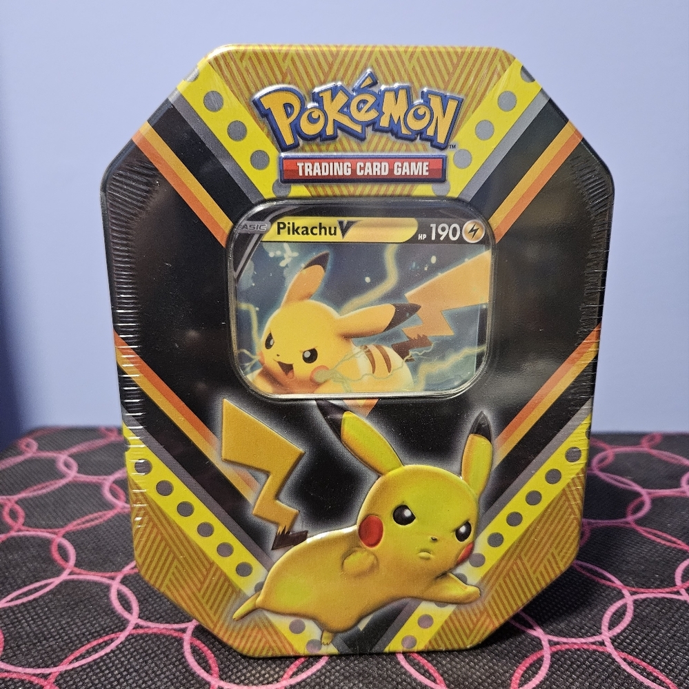 Pokemon V Powers Tin Pikachu V